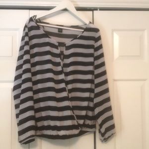 Black and white stripes! Torrid blouse